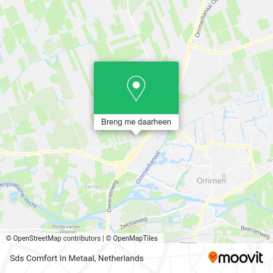 Sds Comfort In Metaal kaart