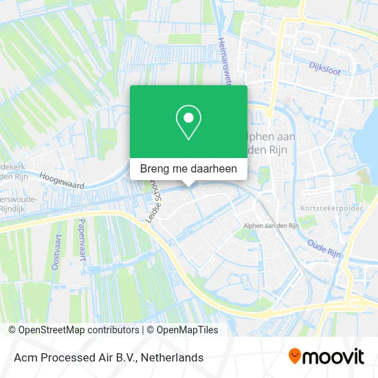 Acm Processed Air B.V. kaart