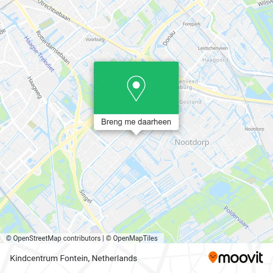 Kindcentrum Fontein kaart