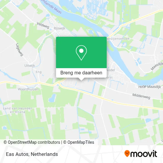 Eas Autos kaart
