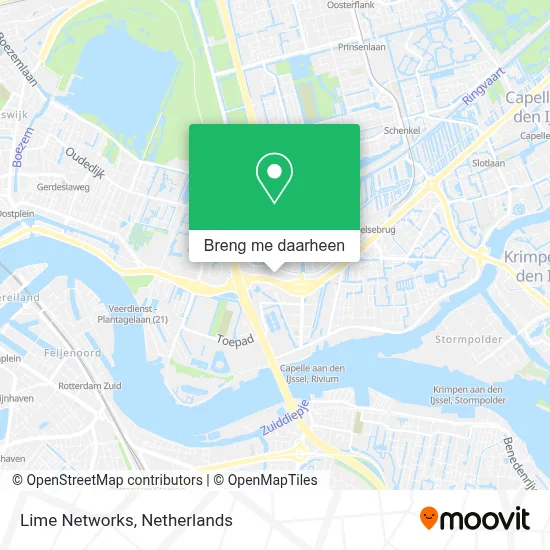 Lime Networks kaart