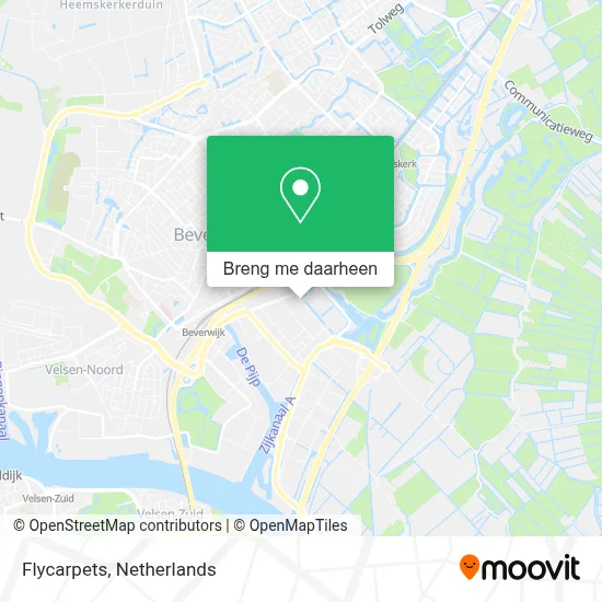 Flycarpets kaart