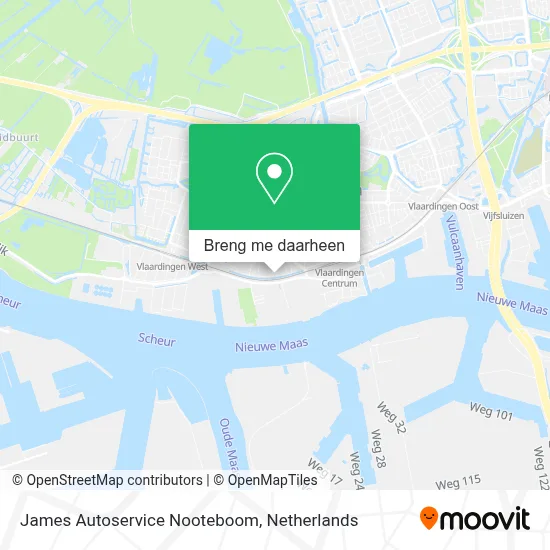 James Autoservice Nooteboom kaart