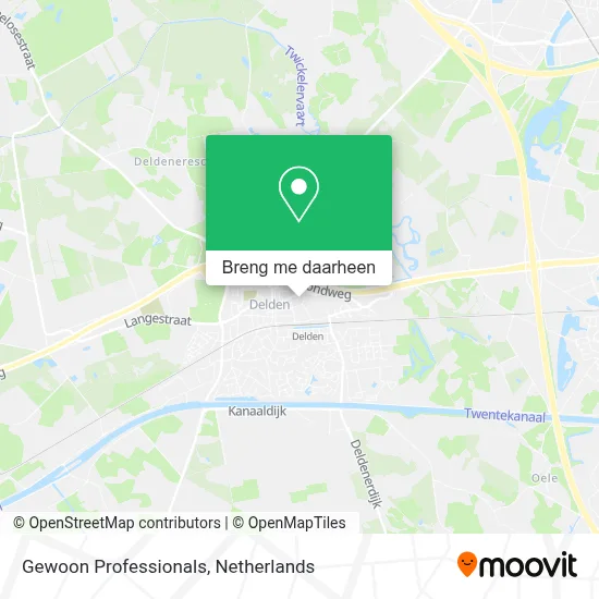 Gewoon Professionals kaart