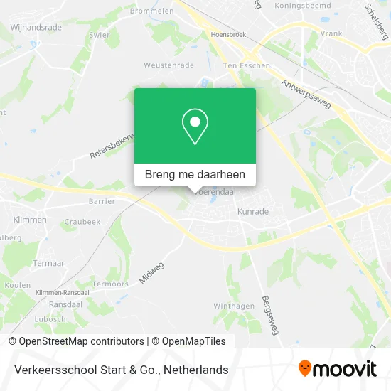 Verkeersschool Start & Go. kaart