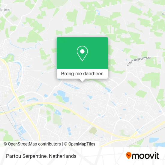 Partou Serpentine kaart
