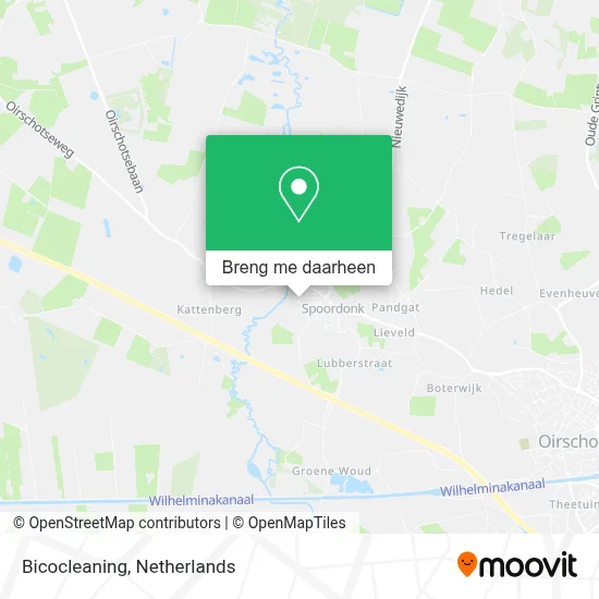Bicocleaning kaart