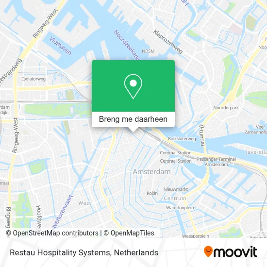 Restau Hospitality Systems kaart