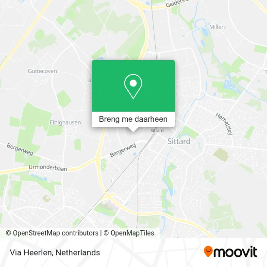 Via Heerlen kaart