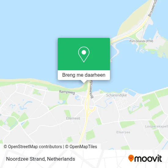 Noordzee Strand kaart