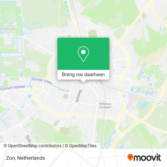 Zon kaart