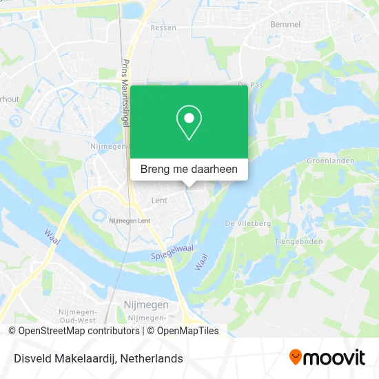 Disveld Makelaardij kaart