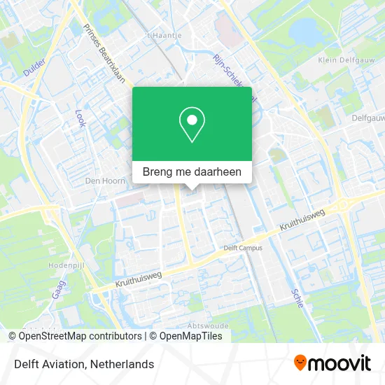 Delft Aviation kaart