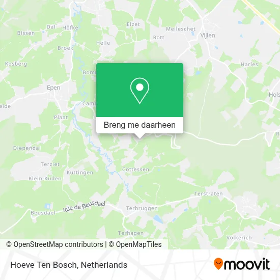 Hoeve Ten Bosch kaart