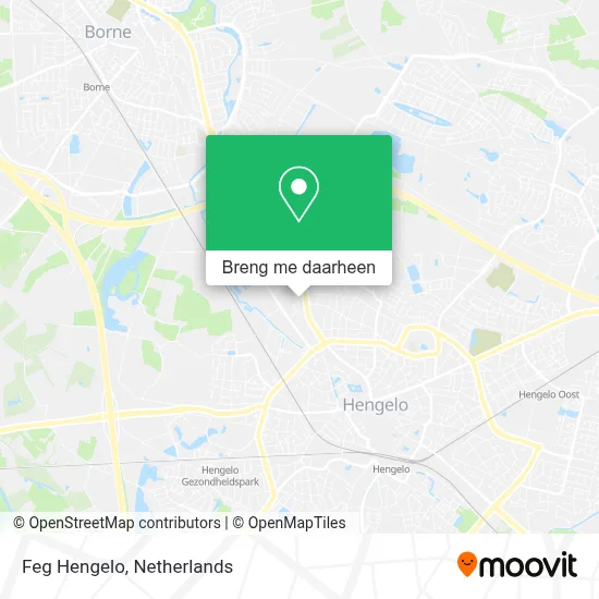Feg Hengelo kaart