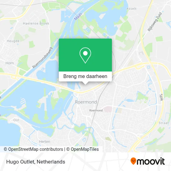 Hugo Outlet kaart