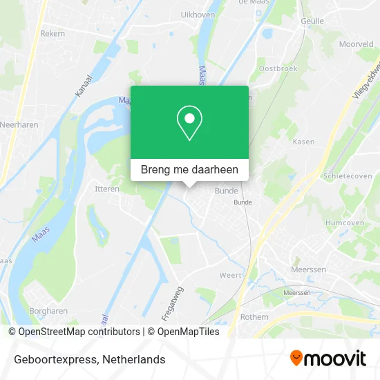 Geboortexpress kaart