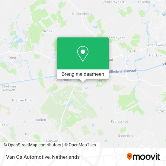 Van Os Automotive kaart