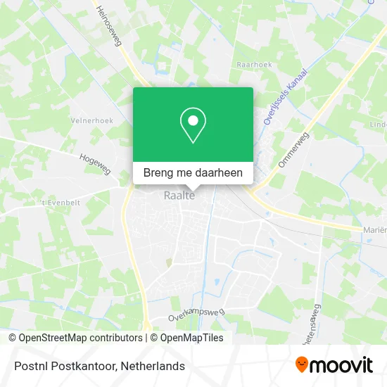 Postnl Postkantoor kaart