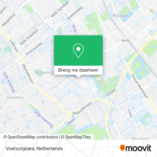 Voetzorgsara kaart
