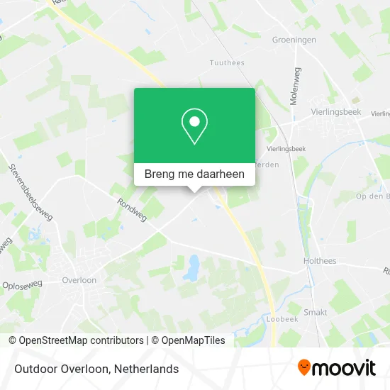 Outdoor Overloon kaart
