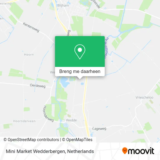 Mini Market Wedderbergen kaart