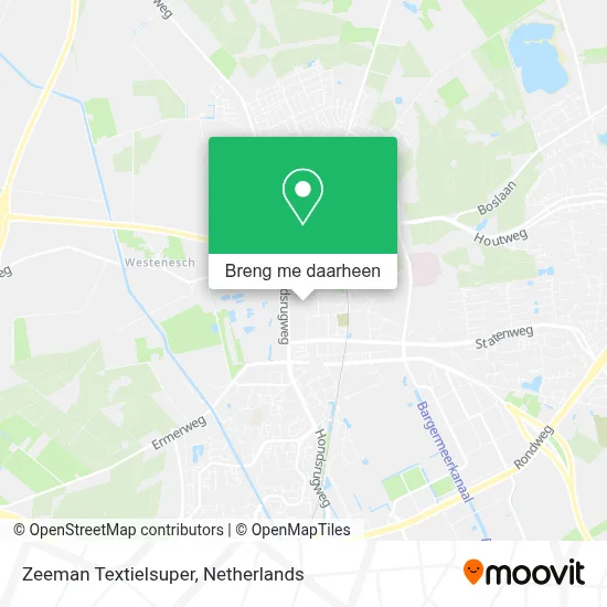 Zeeman Textielsuper kaart