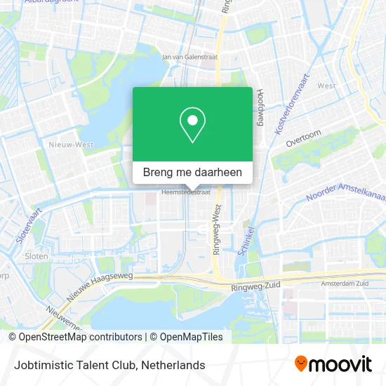 Jobtimistic Talent Club kaart