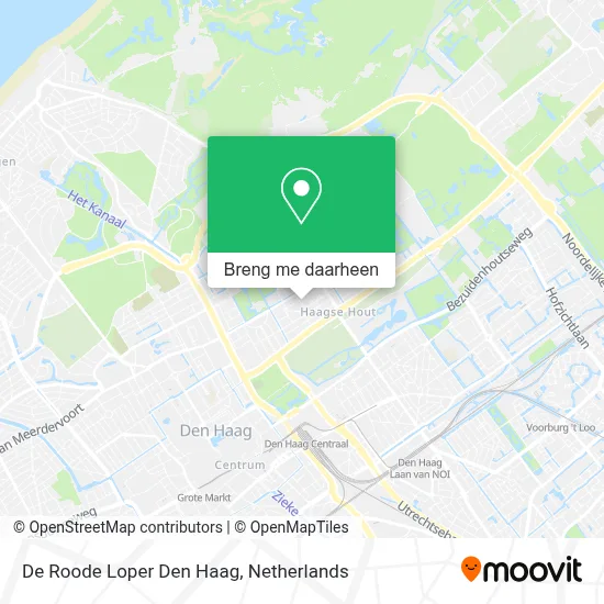 De Roode Loper Den Haag kaart