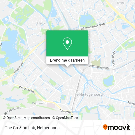 The Cre8ion Lab kaart