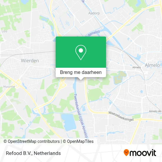 Refood B.V. kaart