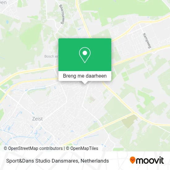 Sport&Dans Studio Dansmares kaart