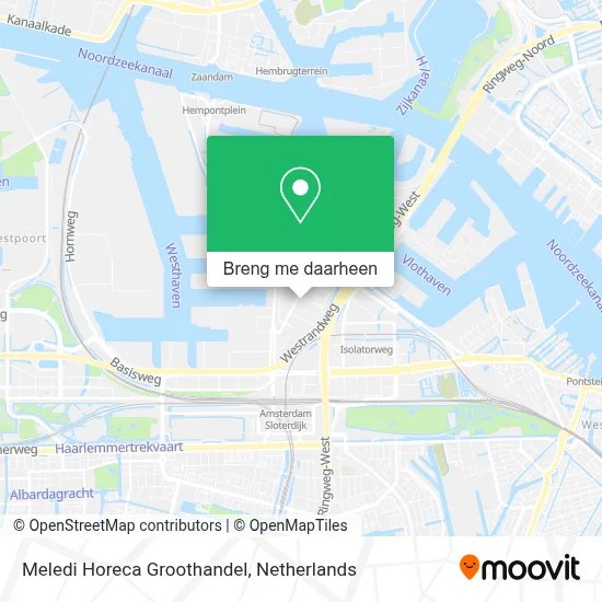 Meledi Horeca Groothandel kaart