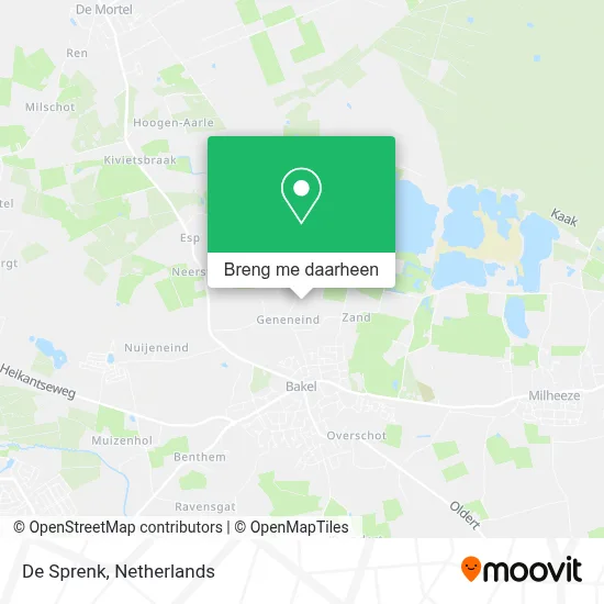 De Sprenk kaart