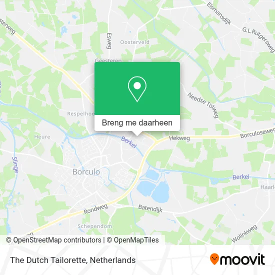 The Dutch Tailorette kaart