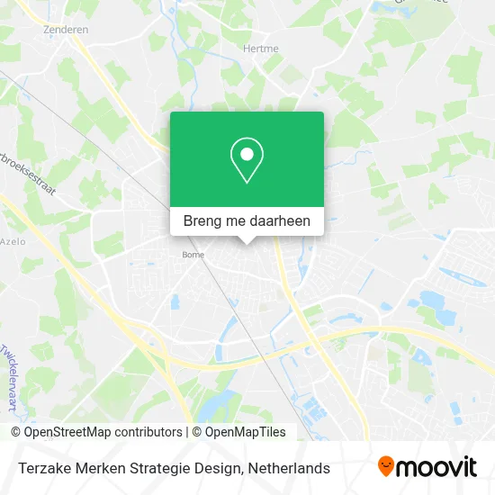 Terzake Merken Strategie Design kaart