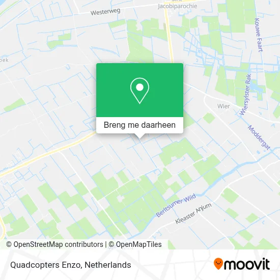 Quadcopters Enzo kaart
