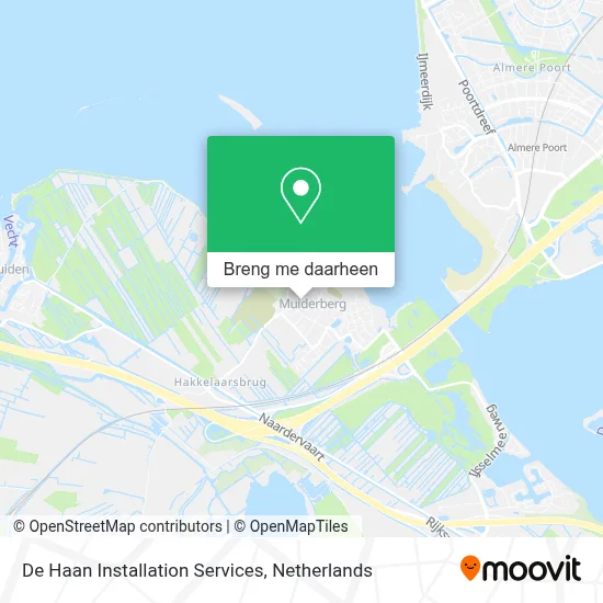 De Haan Installation Services kaart