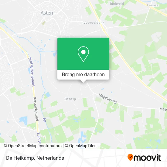 De Heikamp kaart