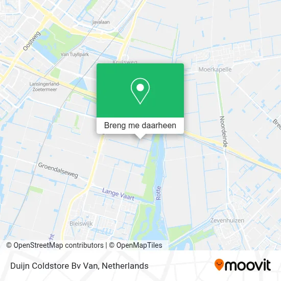 Duijn Coldstore Bv Van kaart