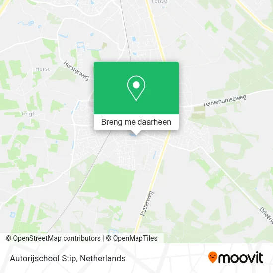 Autorijschool Stip kaart