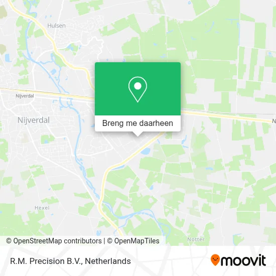 R.M. Precision B.V. kaart