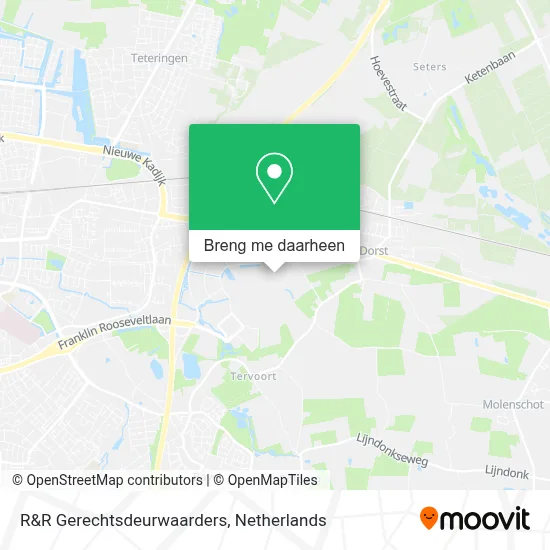 R&R Gerechtsdeurwaarders kaart