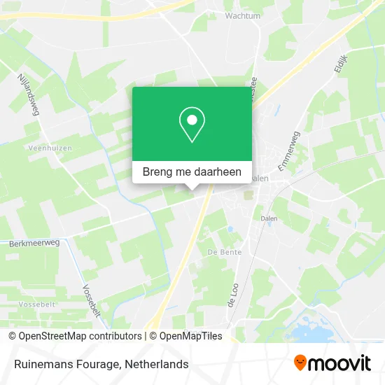 Ruinemans Fourage kaart