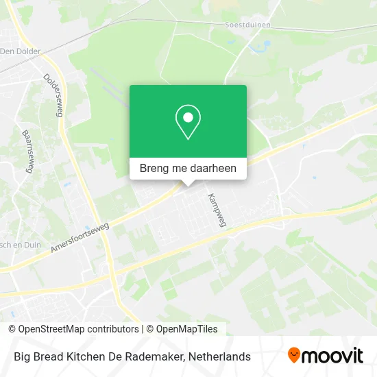 Big Bread Kitchen De Rademaker kaart