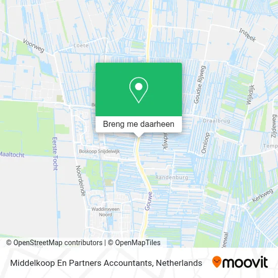 Middelkoop En Partners Accountants kaart