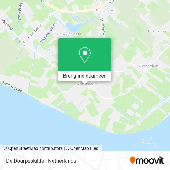 De Doarpsskilder kaart
