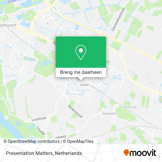 Presentation Matters kaart