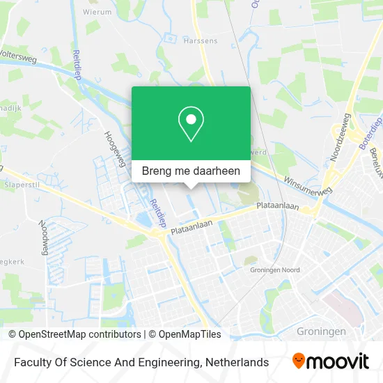 Faculty Of Science And Engineering kaart