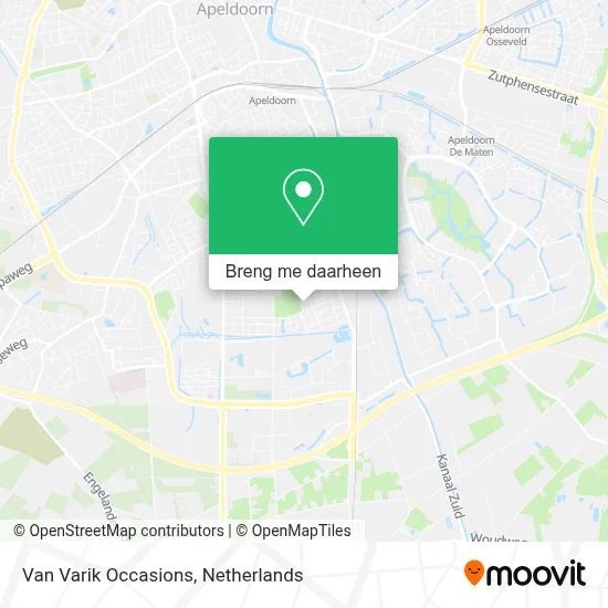 Van Varik Occasions kaart
